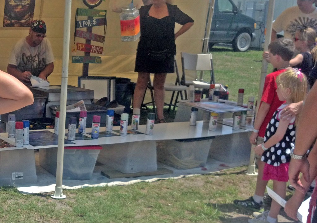 Maker Faire - Spray Painting