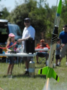 Model Rocket Launch